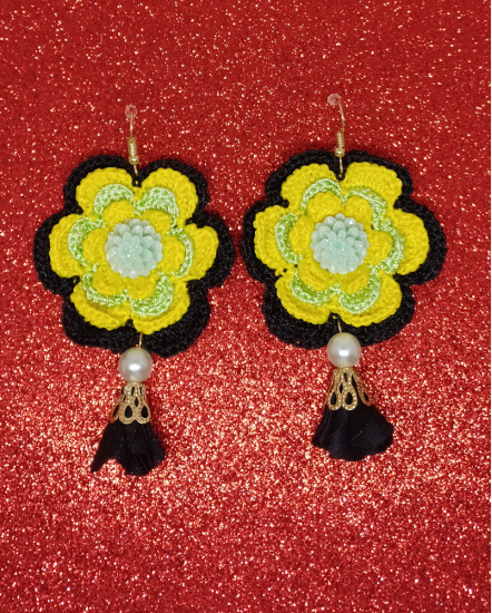 Dizajnové náušnice "Kvetinový ateliér"